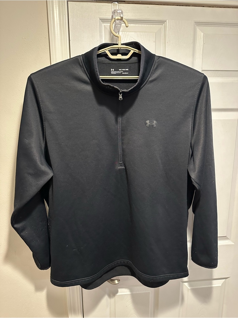 Under Armour Men’s Lightweight 1/4 Zip Pullover in Black 4XL
